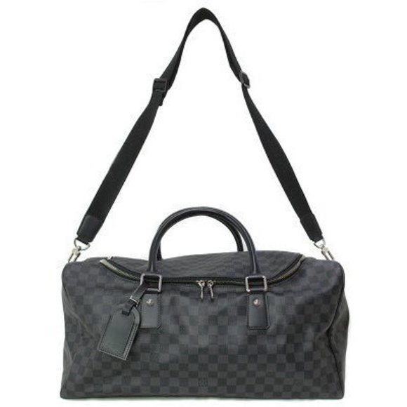 Louis Vuitton Damier Graphite Black Roadster Boston Bag - Picture 1 of 8